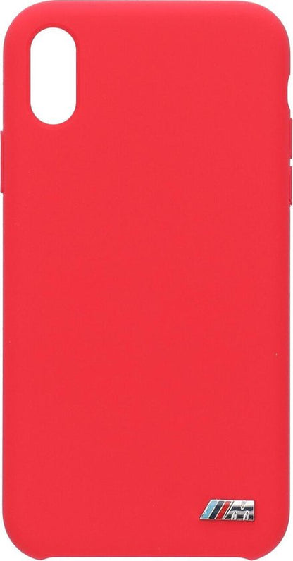 BMW iPhone XR Hard Case - Red Silicone