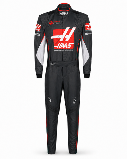Haas F1 Team Romain Grosjean Signed Suit