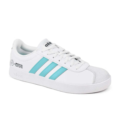 Mercedes Men's Vl Court Base Shoes White Blue 2025-Fanwear