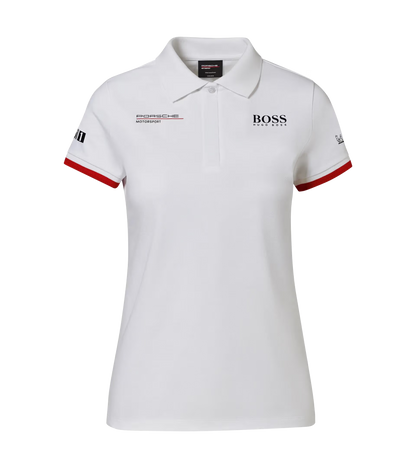 Porsche Women's Team Polo White 2024-RP Teamwear