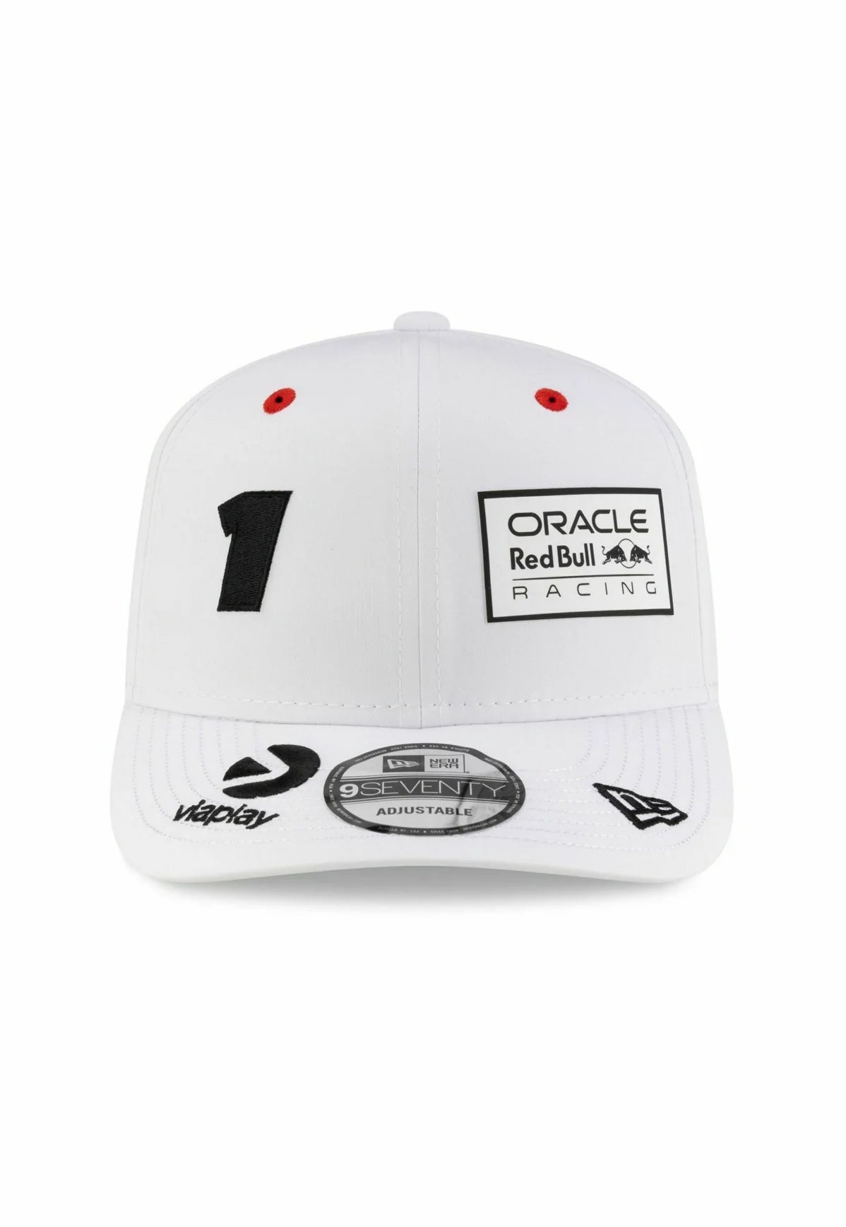Red Bull Racing Special Edition Japan Max Verstappen Stretch Snap White Cap 2025-RP Teamwear