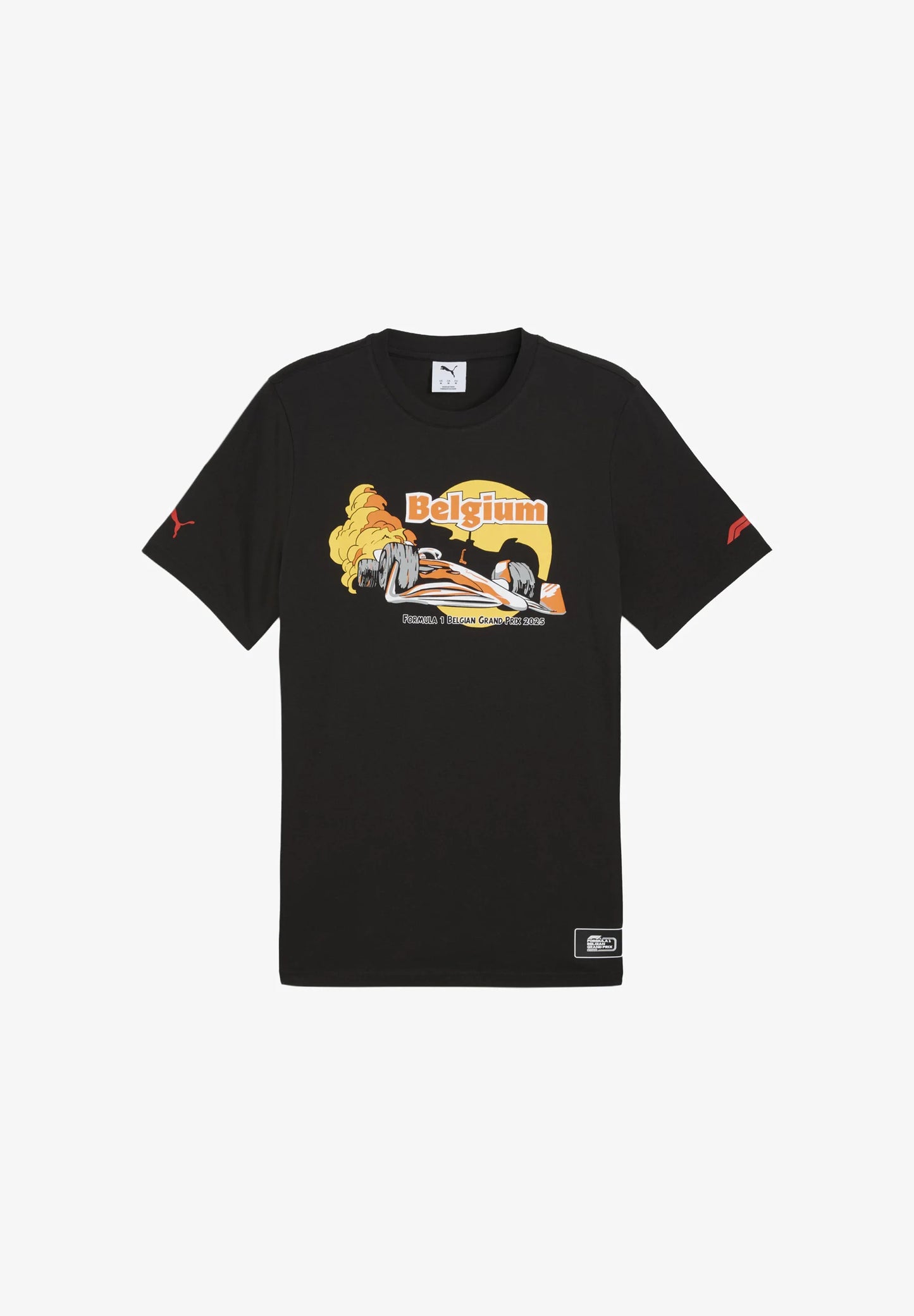 F1 Special Edition Belgium T-Shirt Black 2025-Fanwear