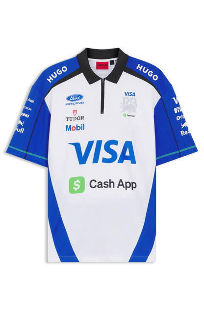 Rb Visa Cash App Men's Polo Shirt White 2026 - RP Teamwear