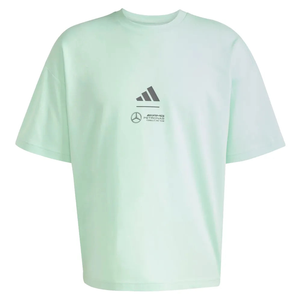 Mercedes Men's Woven T-Shirt Teal 2025-Fanwear