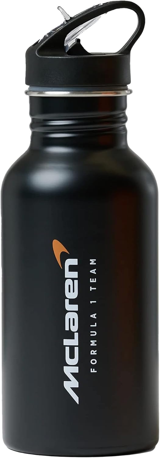 McLaren F1 Team Team Stainless Steel Water Bottle 500ML Black 2023 - Fanwear