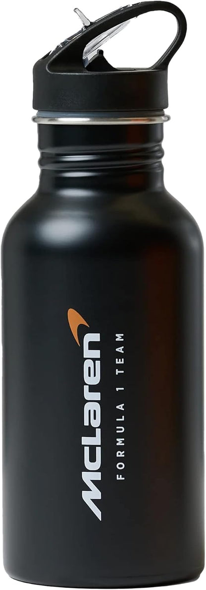 McLaren F1 Team Team Stainless Steel Water Bottle 500ML Black 2023 - Fanwear