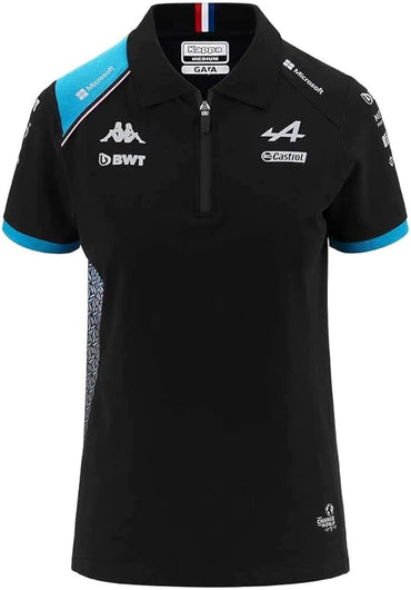 Alpine Men's Team Polo Black 2024-RP Teamwear