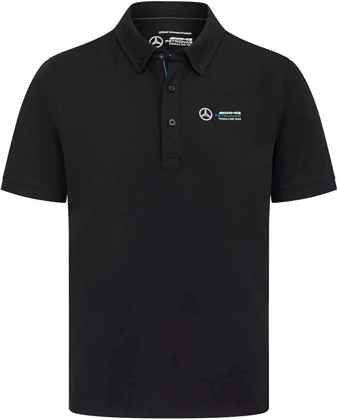 Mercedes-AMG Petronas Motorsport Womens Classic Polo 2020 Black - Fanwear