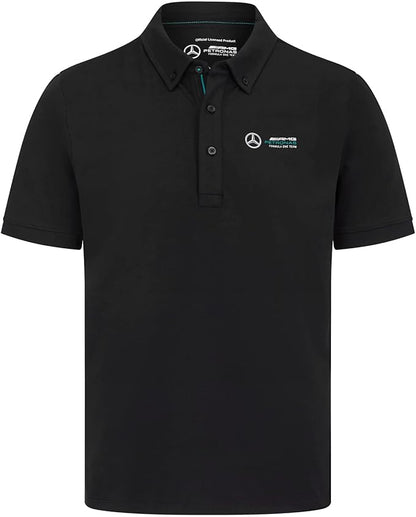 Mercedes-AMG Petronas Motorsport Womens Classic Polo 2020 Black - Fanwear