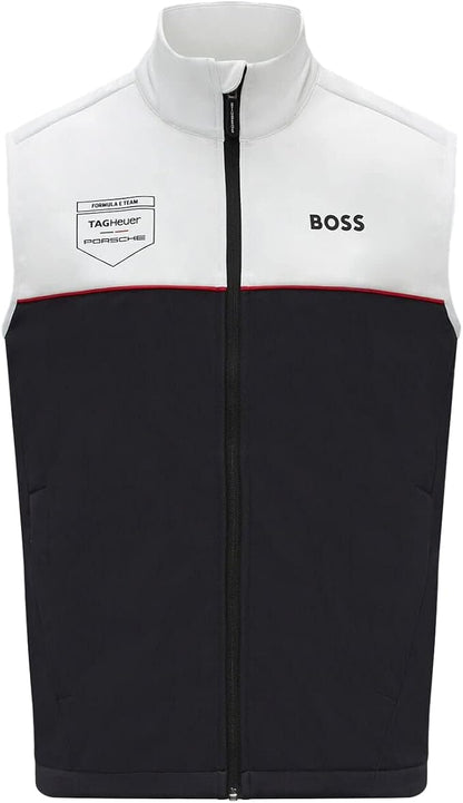 Porsche Formula E Unisex Team Gilet Black 2024-RP Teamwear