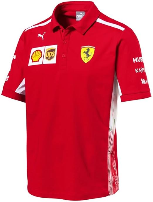 Scuderia Ferrari Men's Team Polo 2018-RP Teamwear