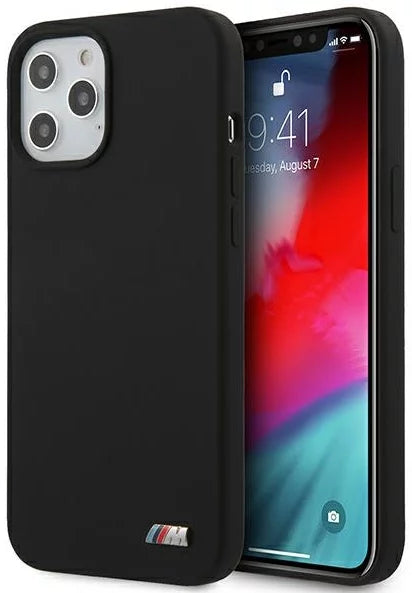 BMW iPhone 12 Pro Max Silicone Case - M Collection - Black