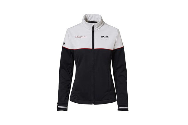 Porsche Women's Team Softshell Jacket Black 2024-RP Teamwear