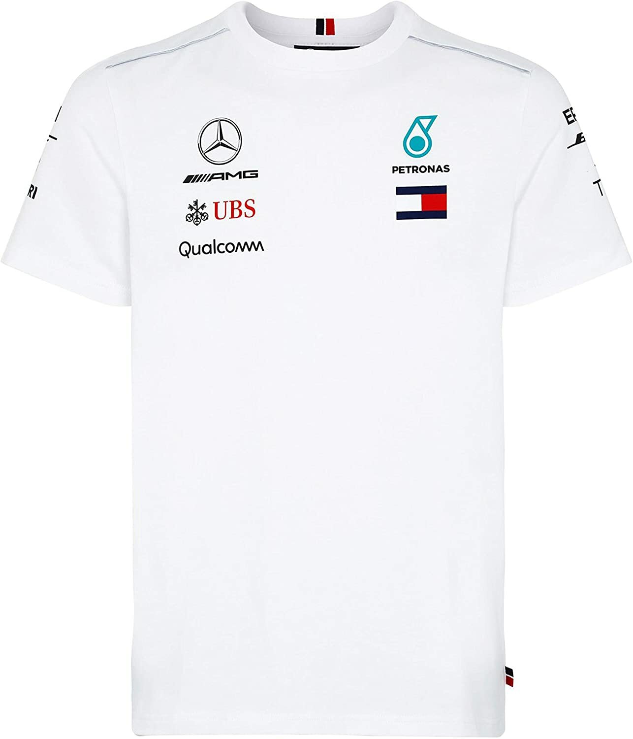 Mercedes-AMG Petronas Motorsport Men's Driver T-Shirt 2018 White 6 Xxl-RP Teamwear