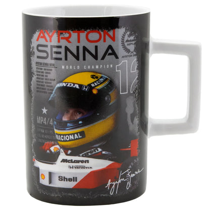 Ayrton Senna McLaren Black Mug