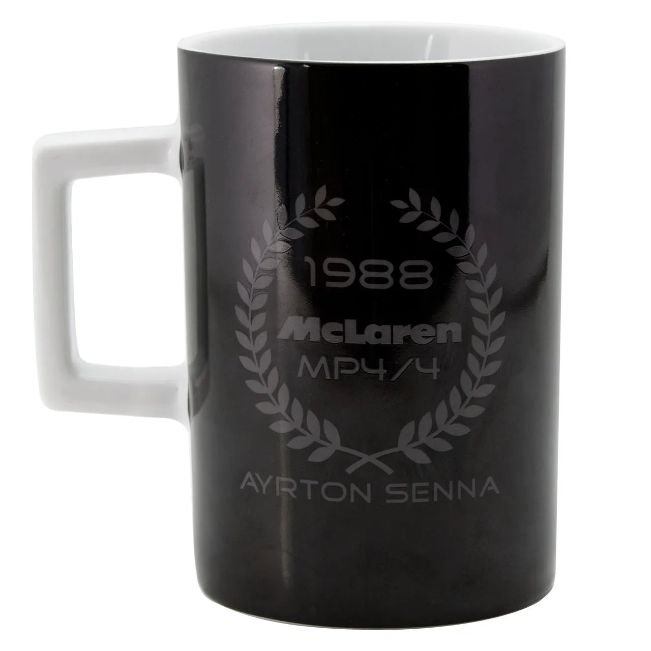 Ayrton Senna McLaren Black Mug