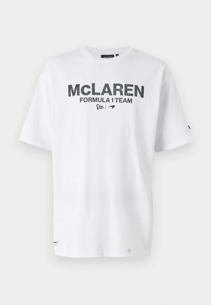 McLaren Men's Wordmark OS T-Shirt White 2025 - Fanwear