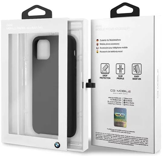 BMW iPhone 11 Pro Hard Case - Black Silicone