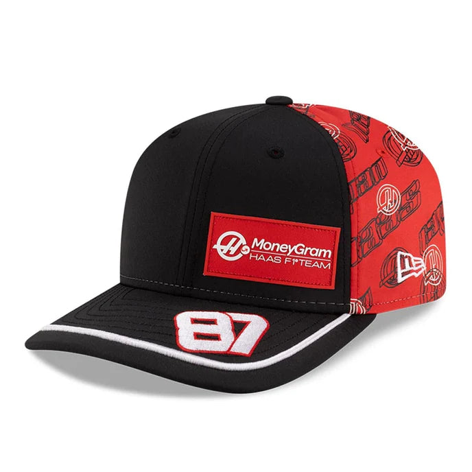 Haas F1 Special Edition Japan oliver Bearman Stretch Snap Black Cap 2025-RP Teamwear