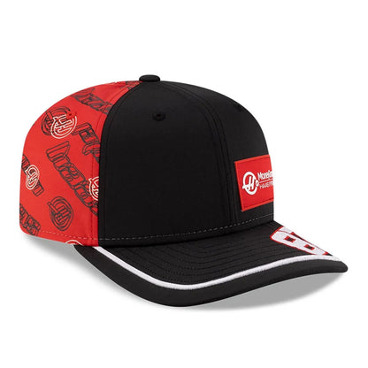 Haas F1 Special Edition Japan oliver Bearman Stretch Snap Black Cap 2025-RP Teamwear