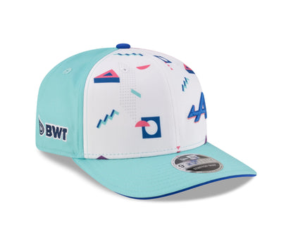 Alpine Special Edition Miami Stretch Snap White Cap 2025-RP Teamwear