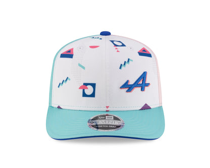 Alpine Special Edition Miami Stretch Snap White Cap 2025-RP Teamwear