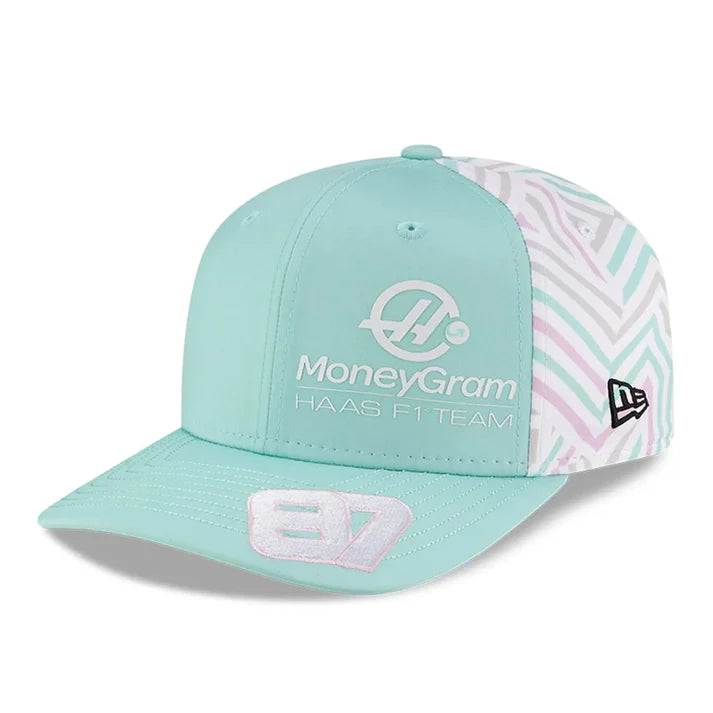 Haas F1 Special Edition Miami oliver Bearman Stretch Snap Cap 2025-RP Teamwear