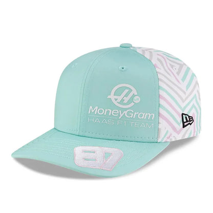 Haas F1 Special Edition Miami oliver Bearman Stretch Snap Cap 2025-RP Teamwear