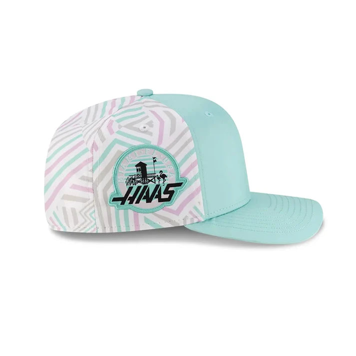 Haas F1 Special Edition Miami oliver Bearman Stretch Snap Cap 2025-RP Teamwear