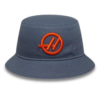 Haas F1 Seasonal Bucket Hat Blue 2025-Fanwear