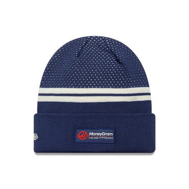 Haas F1 Engineered Beanie Navy 2025-Fanwear