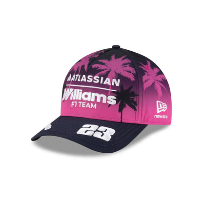 Williams Racing Team Alexander Albon Special Edition Miami 9FORTY Cap Navy 2026-Fanwear