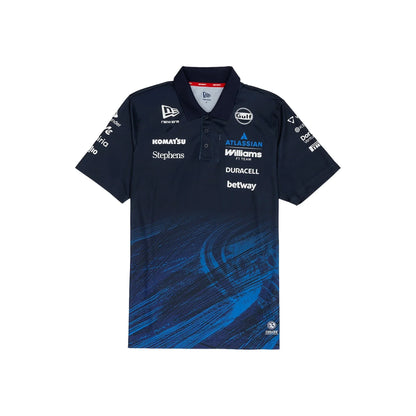 Williams Racing Team Tech Polo Navy 2026-Fanwear