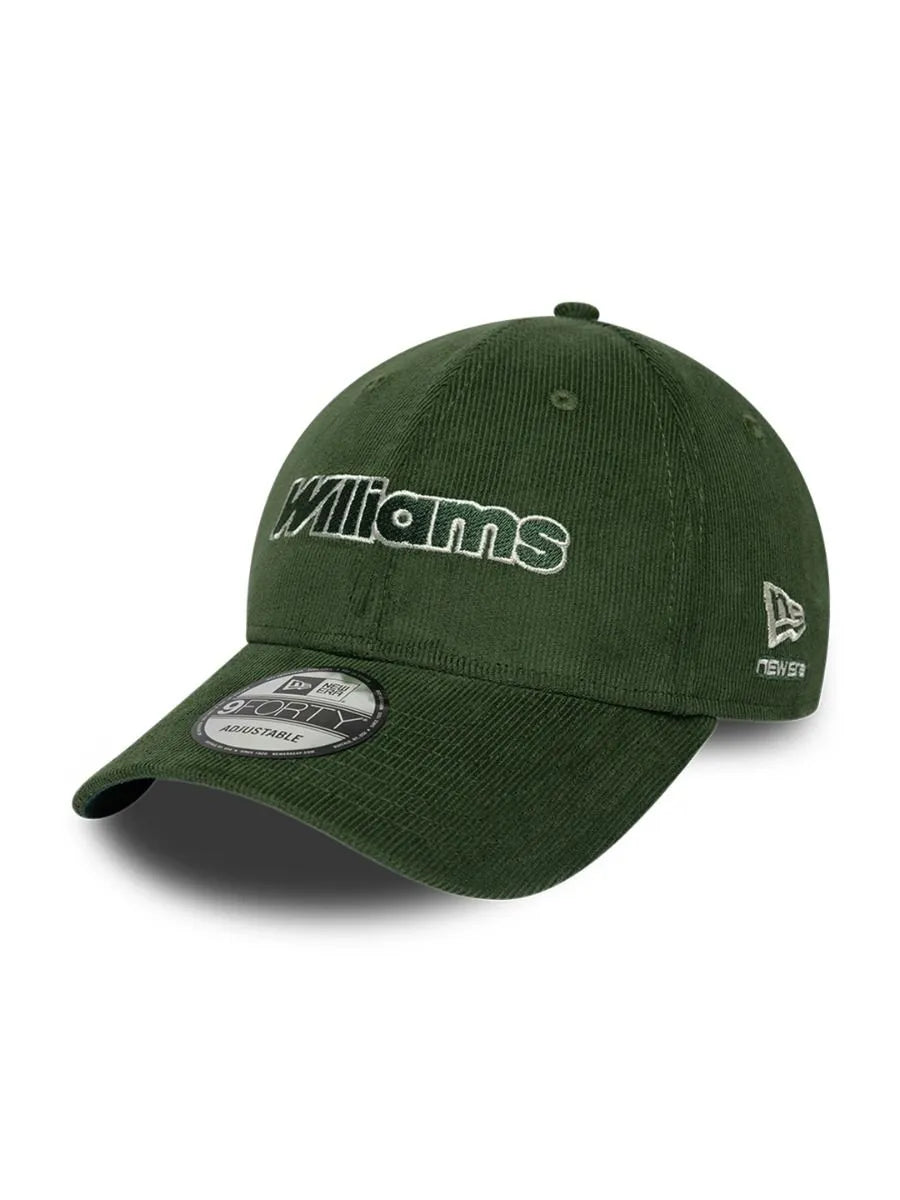 Williams Racing Team Traditional Cord 9FORTY Cap Dark Green 2026-Fanwear