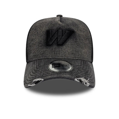 Williams Racing Team New Wave Denim Trucker Cap Black 2026-Fanwear