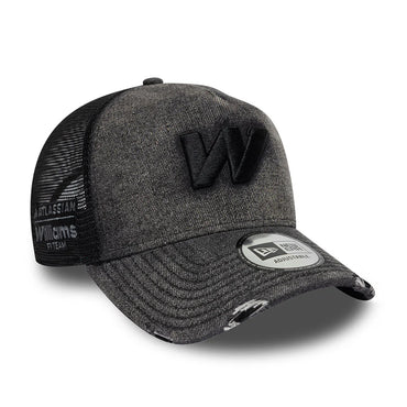 Williams Racing Team New Wave Denim Trucker Cap Black 2026-Fanwear
