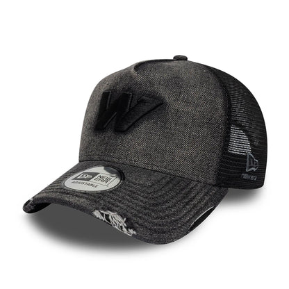 Williams Racing Team New Wave Denim Trucker Cap Black 2026-Fanwear