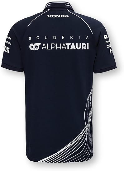 Alpha Tauri Official Teamline Polo 23 Navy 2023