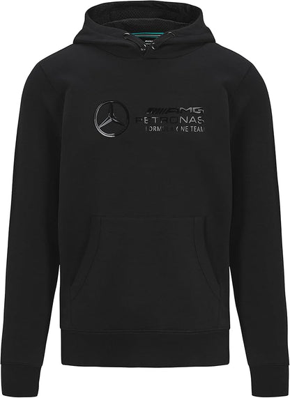 Mercedes-AMG Petronas Formula 1 Team Men's Stealth Logo Hoodie Black 2024-Fanwear