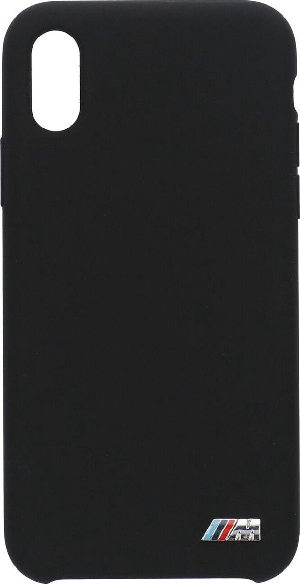BMW M iPhone X Hard Case - Black Silicone