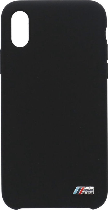BMW M iPhone X Hard Case - Black Silicone