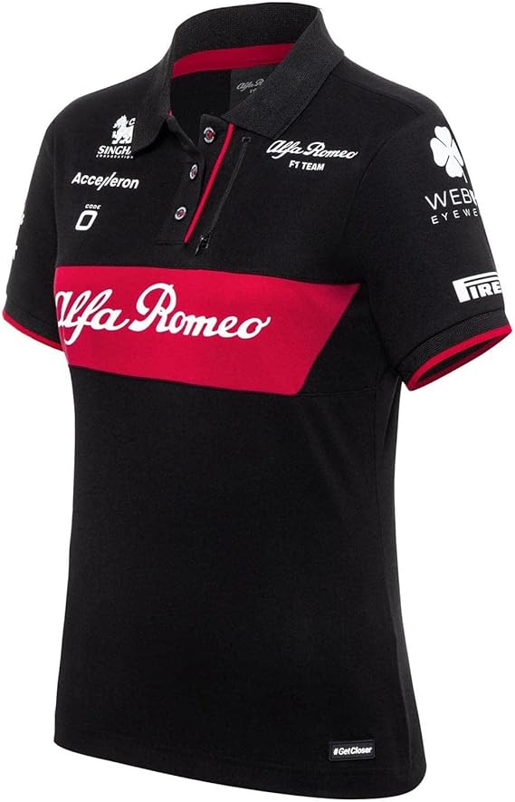 Race Team Polo Shirt Women's Black 2023