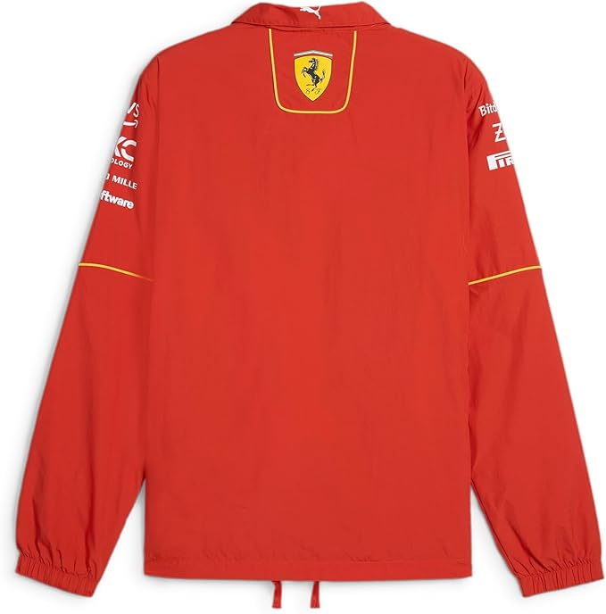 Scuderia Ferrari Coach Team Jacket Burnt Red 2024-RP Teamwear