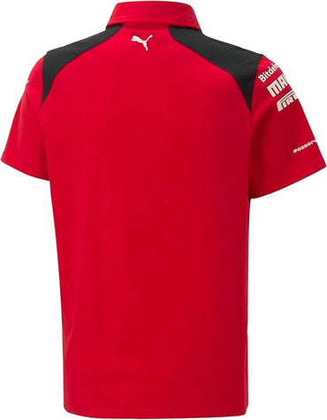 Scuderia Ferrari Kids Team Polo Red 2023-RP Teamwear