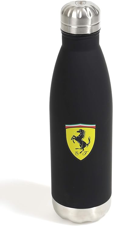 Scuderia Ferrari Water Bottle Black - Fanwear