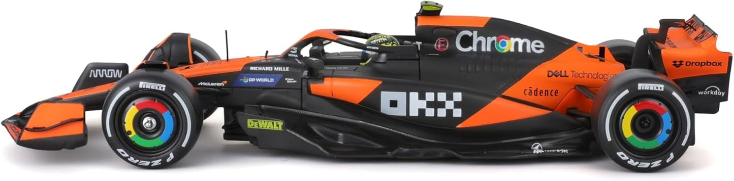 1:24 Scale Model | Mclaren Race Mcl38 Piastri With Helmet Car