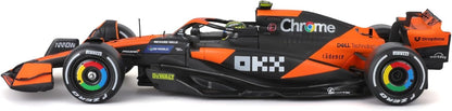 1:24 Scale Model | Mclaren Race Mcl38 Piastri With Helmet Car