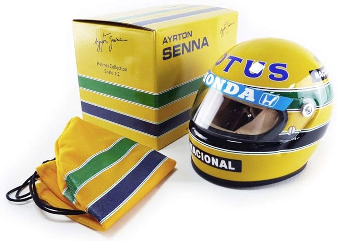 Half Scale Model | Ayrton Senna Helmet 1987