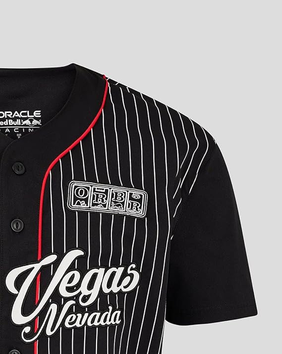 Red Bull Racing Special Edition Las Vegas Baseball Jersey 2024-Fanwear