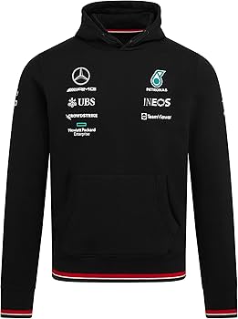 Mercedes-AMG Petronas Formula 1 Team Men's Hooded Sweat 2021-RP Teamwear